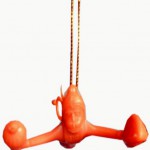 Orange Flying Lord Hanging Idol, CHanuman ,Autolane Hindu God Idol Flying Hanuman Jee Car Hanging Ornament